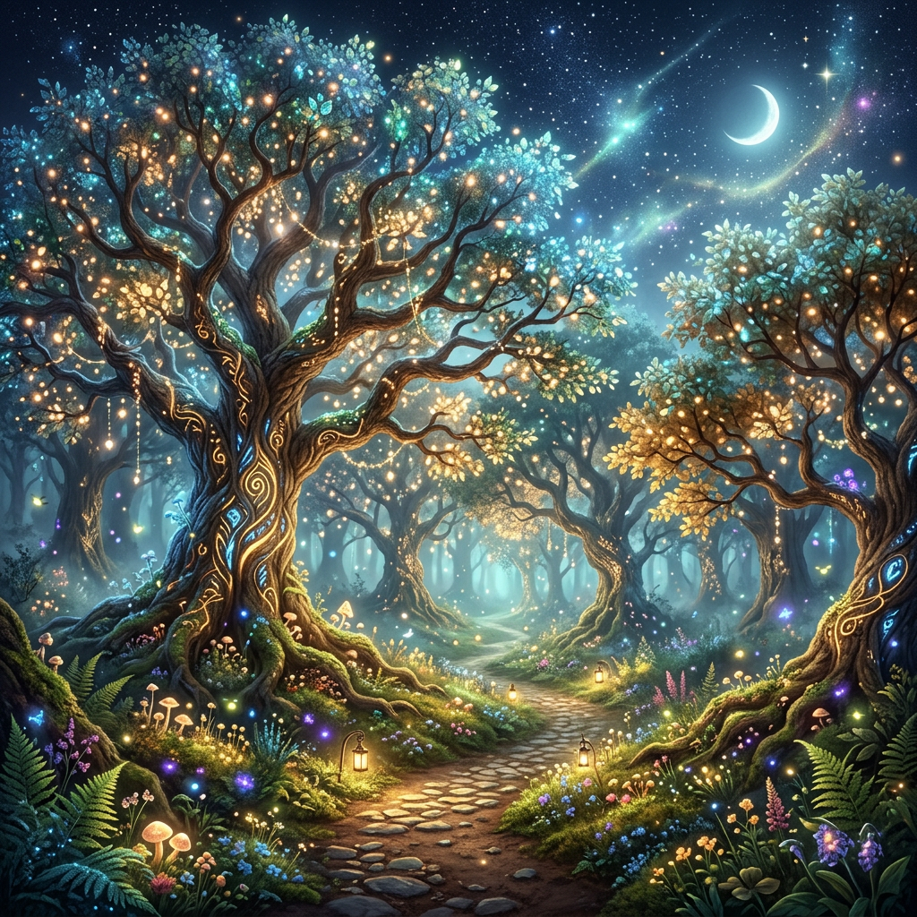 Make trees more beautiful and enchanting